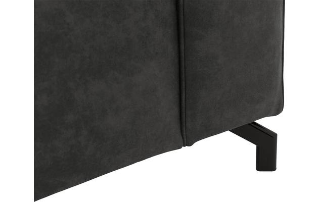 Goossens loungebank calvin grijs micro leer - 8190319-635-07-gespiegeld