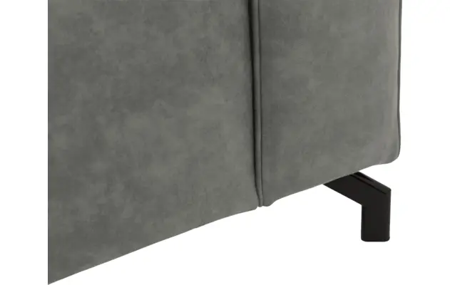 Goossens loungebank calvin grijs micro leer - 8190319-636-07-gespiegeld