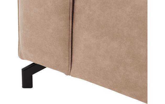 Goossens loungebank calvin beige micro leer - 8190319-637-07