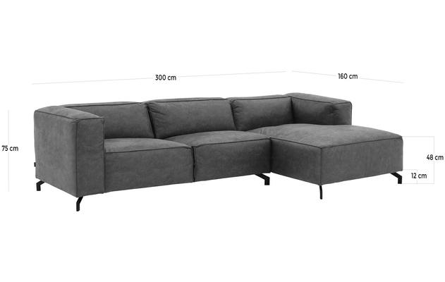 Calvin - 3 zits + chaise longue rechts