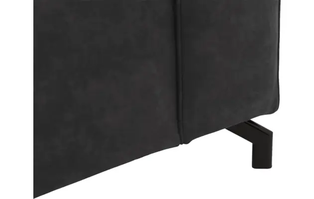 Goossens loungebank calvin grijs micro leer - 8190322-634-07-gespiegeld