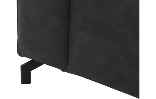 Goossens loungebank calvin grijs micro leer - 8190322-634-07