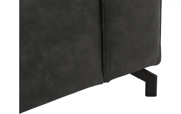 Goossens loungebank calvin grijs micro leer - 8190322-635-07-gespiegeld