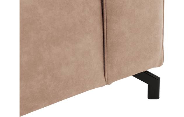 Goossens loungebank calvin beige micro leer - 8190322-637-07-gespiegeld