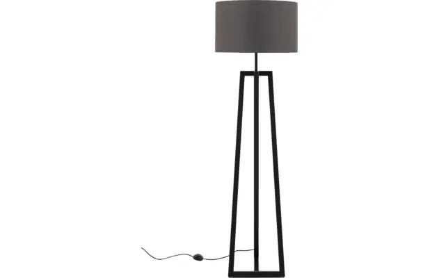 Goossens excellent vloerlamp rome zwart metaal - 8190344-01