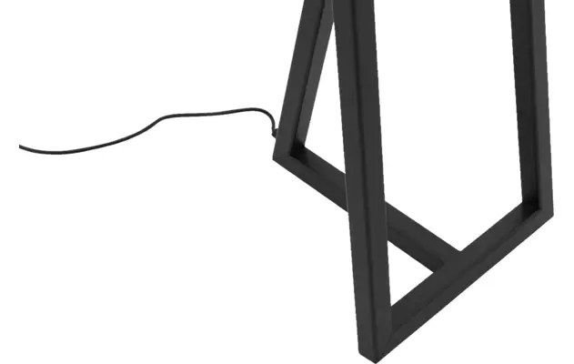 Goossens excellent vloerlamp rome zwart metaal - 8190344-04