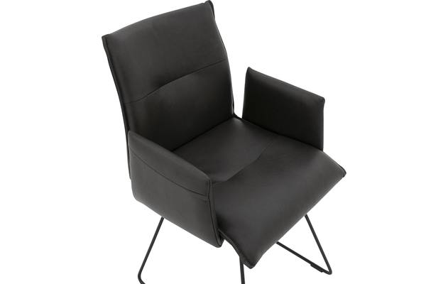 Goossens excellent eetkamerstoel nica grijs leer - 8190370-05