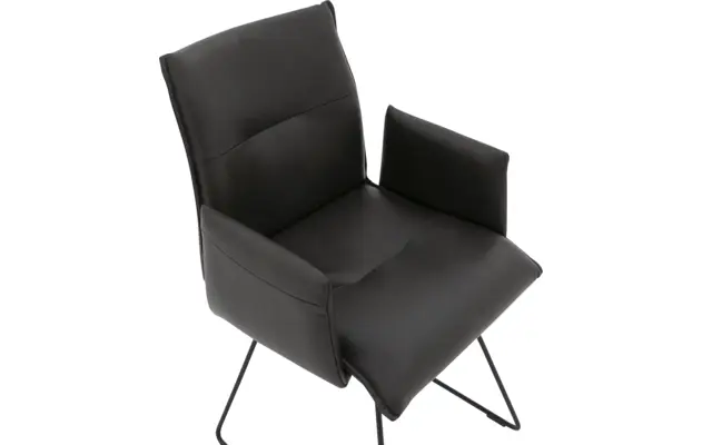 Goossens excellent eetkamerstoel nica grijs leer - 8190370-05