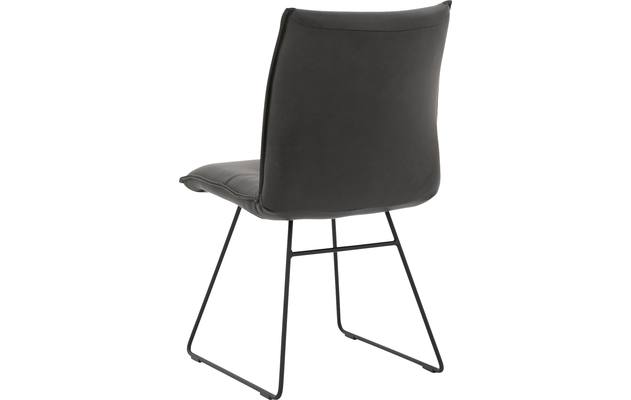 Goossens excellent eetkamerstoel nica grijs leer - 8190371-05
