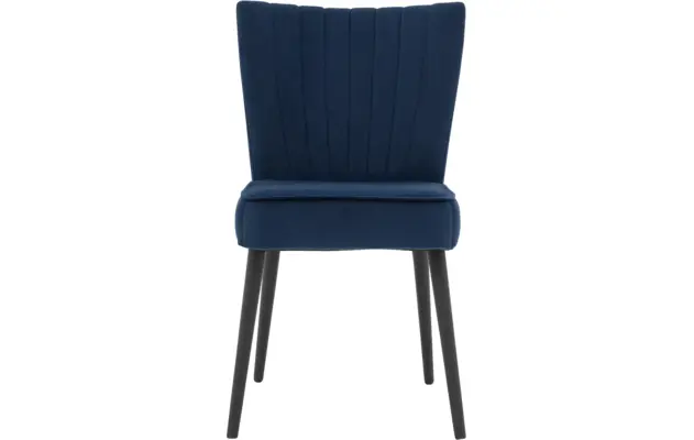 Goossens eetkamerstoel rob blauw stof - 8190375-01