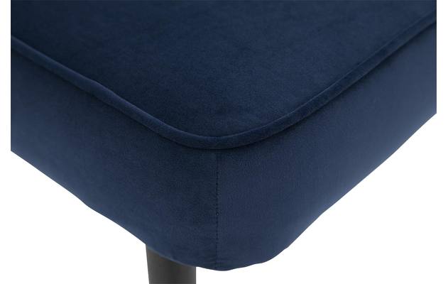 Goossens eetkamerstoel rob blauw stof - 8190375-06