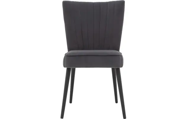 Goossens eetkamerstoel rob grijs stof - 8190377-01