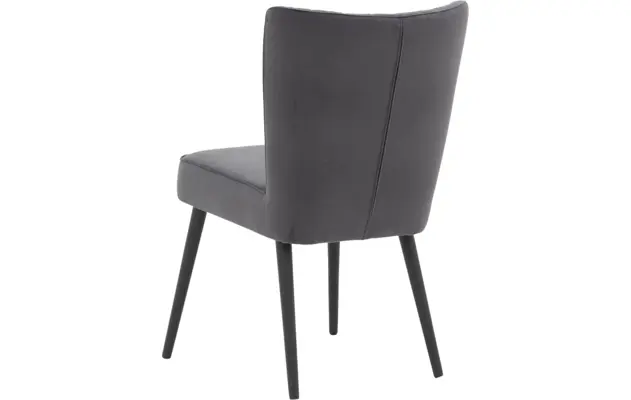 Goossens eetkamerstoel rob grijs stof - 8190377-03