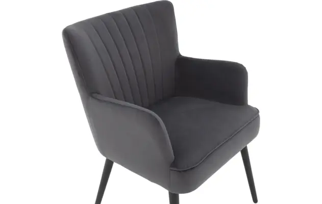 Goossens eetkamerstoel rob grijs stof - 8190378-06