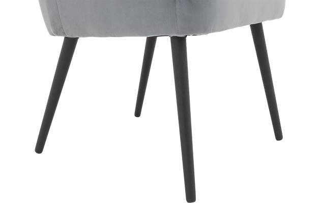 Goossens eetkamerstoel rob blauw stof - 8190379-04