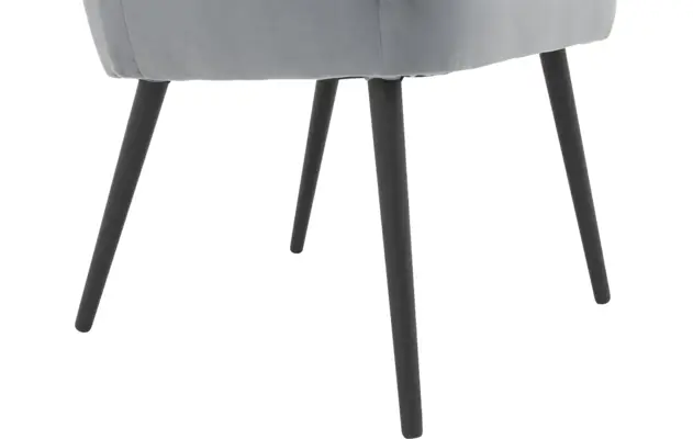 Goossens eetkamerstoel rob blauw stof - 8190379-04