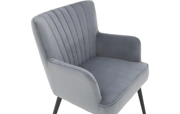 Goossens eetkamerstoel rob blauw stof - 8190379-05