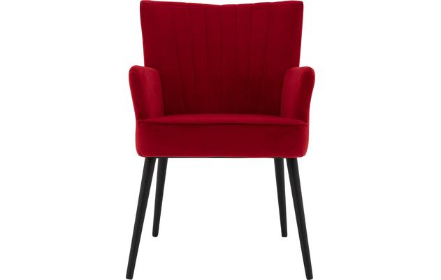 Goossens eetkamerstoel rob rood stof - 8190382-01
