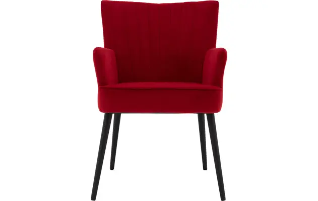 Goossens eetkamerstoel rob rood stof - 8190382-01