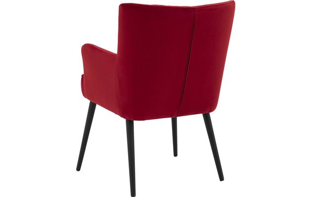 Goossens eetkamerstoel rob rood stof - 8190382-03