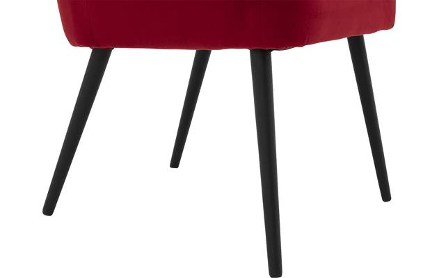 Goossens eetkamerstoel rob rood stof - 8190382-04