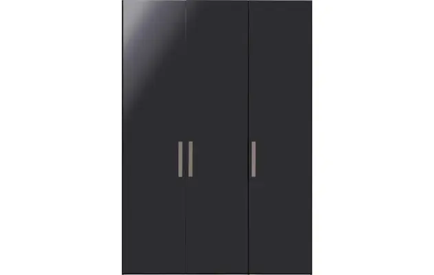 Goossens kledingkast easy storage ddk zwart hoogwaardig meubelplaat - 8190400-01-01