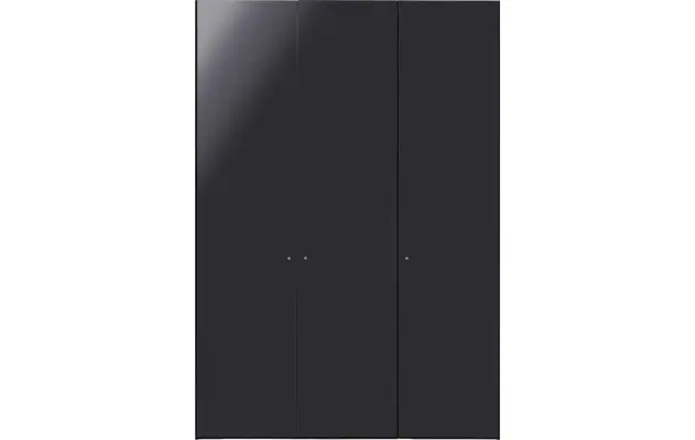 Goossens kledingkast easy storage ddk zwart hoogwaardig meubelplaat - 8190400-02-01