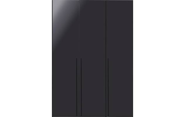 Goossens kledingkast easy storage ddk zwart hoogwaardig meubelplaat - 8190400-12