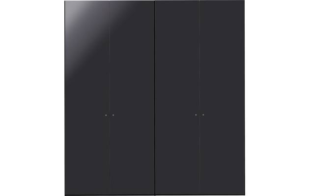 Goossens kledingkast easy storage ddk zwart hoogwaardig meubelplaat - 8190404-03