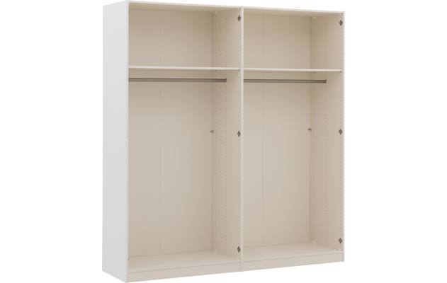 Goossens kledingkast easy storage ddk wit hoogwaardig meubelplaat - 8190407-07