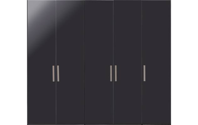 Goossens kledingkast easy storage ddk zwart hoogwaardig meubelplaat - 8190410-01