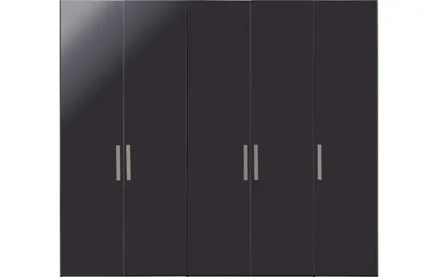 Goossens kledingkast easy storage ddk zwart hoogwaardig meubelplaat - 8190410-01