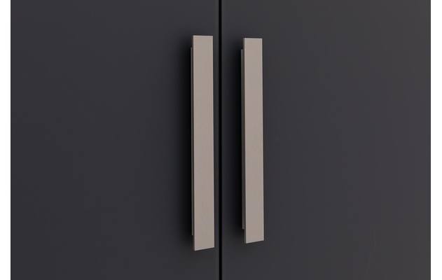 Goossens kledingkast easy storage ddk zwart hoogwaardig meubelplaat - 8190410-06