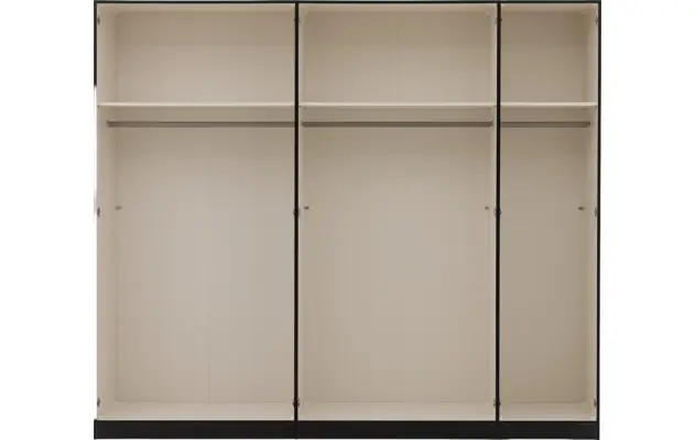 Goossens kledingkast easy storage ddk zwart hoogwaardig meubelplaat - 8190410-13