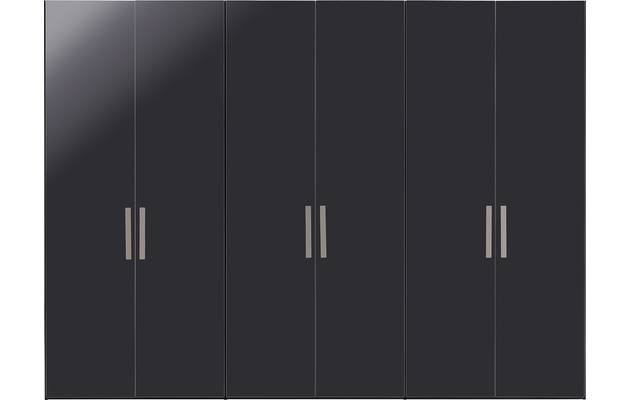 Goossens kledingkast easy storage ddk zwart hoogwaardig meubelplaat - 8190417-03