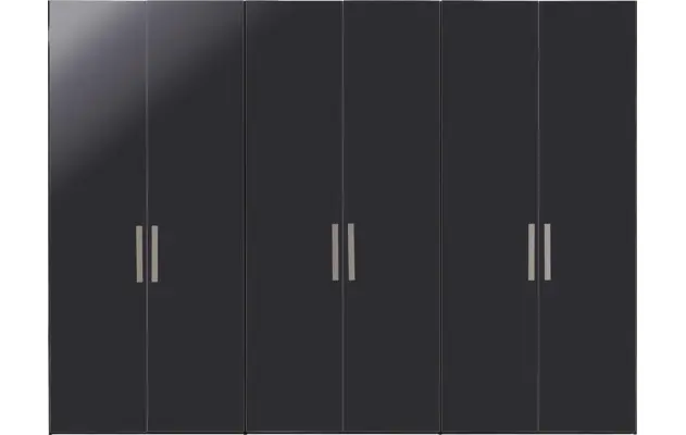 Goossens kledingkast easy storage ddk zwart hoogwaardig meubelplaat - 8190417-03