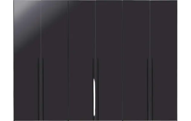 Goossens kledingkast easy storage ddk zwart hoogwaardig meubelplaat - 8190417-12