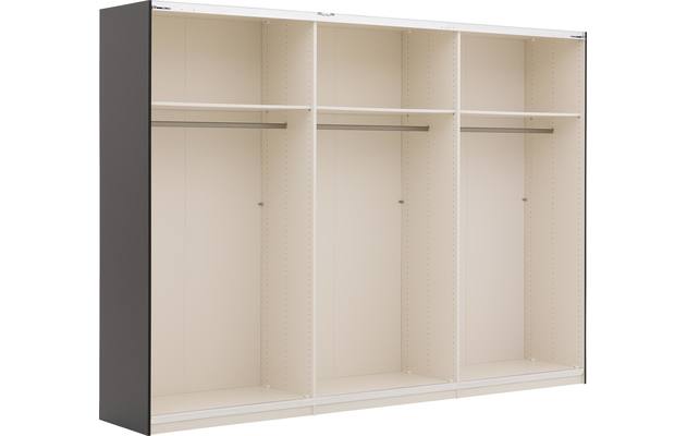 Goossens kledingkast easy storage ddk zwart hoogwaardig meubelplaat - 8190418-06