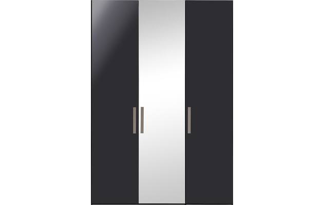 Goossens kledingkast easy storage ddk zwart hoogwaardig meubelplaat - 8190422-03