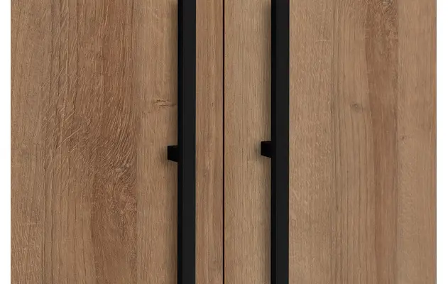 Goossens kledingkast easy storage ddk zwart hoogwaardig meubelplaat - 8190424-12