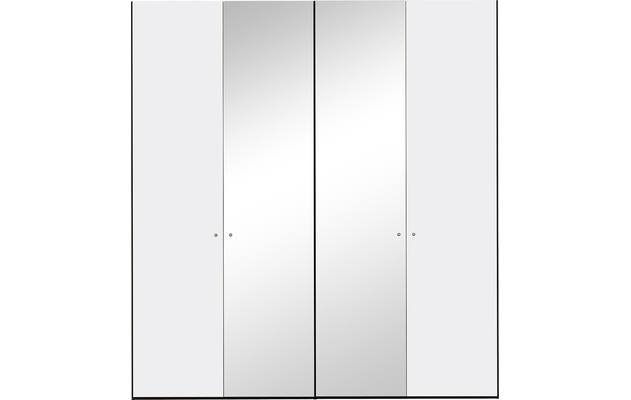 Goossens kledingkast easy storage ddk zwart hoogwaardig meubelplaat - 8190428-03