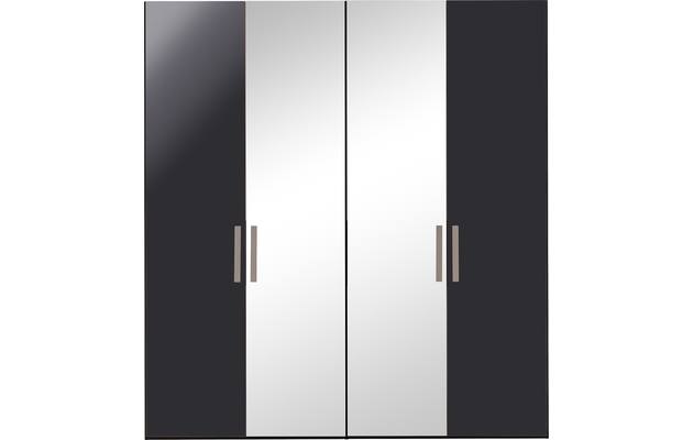 Goossens kledingkast easy storage ddk zwart hoogwaardig meubelplaat - 8190429-01