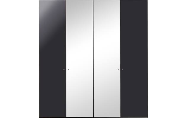 Goossens kledingkast easy storage ddk zwart hoogwaardig meubelplaat - 8190429-03