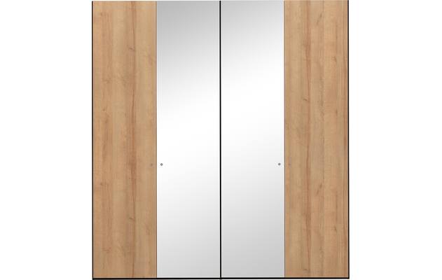 Goossens kledingkast easy storage ddk zwart hoogwaardig meubelplaat - 8190430-03