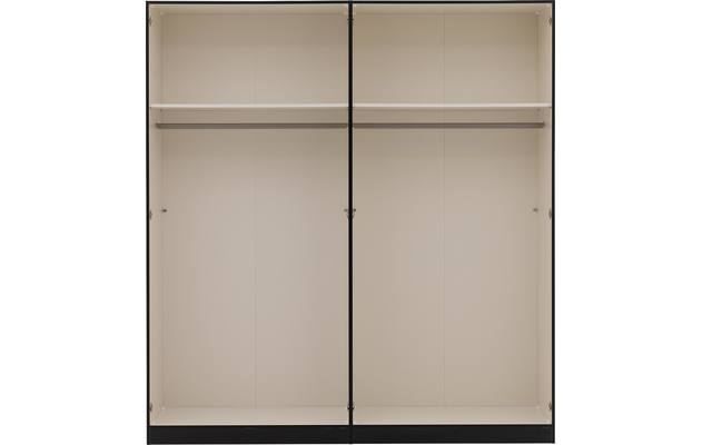 Goossens kledingkast easy storage ddk zwart hoogwaardig meubelplaat - 8190430-10