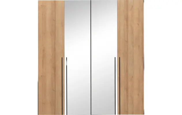 Goossens kledingkast easy storage ddk zwart hoogwaardig meubelplaat - 8190430-12