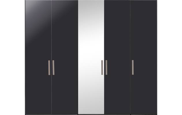 Goossens kledingkast easy storage ddk zwart hoogwaardig meubelplaat - 8190435-01