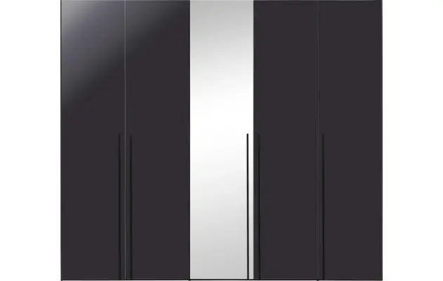 Goossens kledingkast easy storage ddk zwart hoogwaardig meubelplaat - 8190435-16