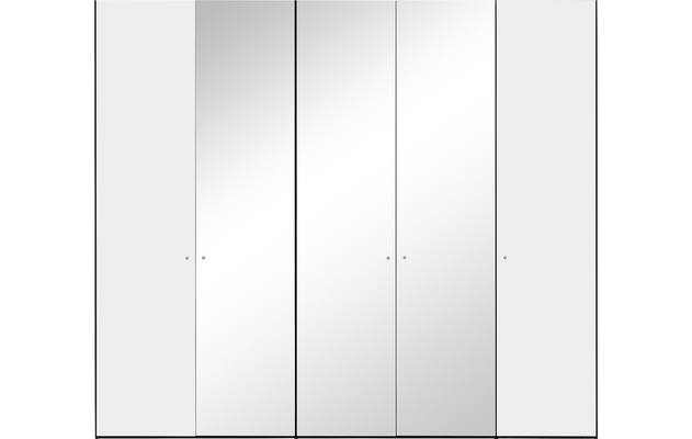 Goossens kledingkast easy storage ddk zwart hoogwaardig meubelplaat - 8190440-04