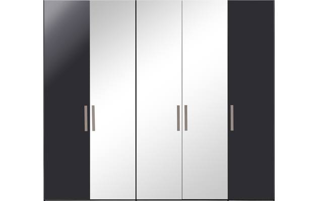 Goossens kledingkast easy storage ddk zwart hoogwaardig meubelplaat - 8190441-01